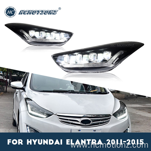 HCMOTIONZ 2011-2015 Hyundai Elantra Front Lamps